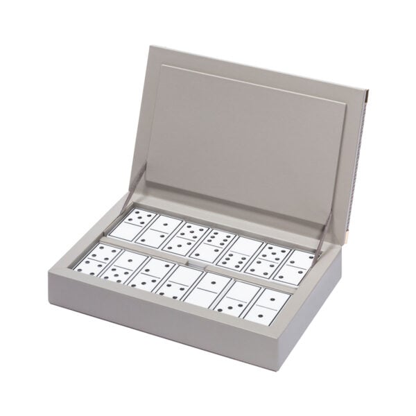 Riviere Thea Leather Domino Set | Kneen & Co