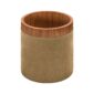 Riviere Dama Leather Waste Bin | Kneen & Co