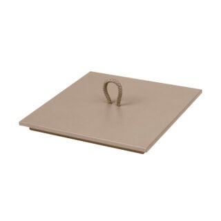 Riviere Ivo Leather Waste Bin Lid & Co