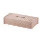 Riviere Elba Handwoven Leather Tissue Holder | Kneen & Co