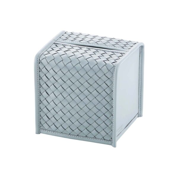 Riviere Elba Handwoven Leather Tissue Holder | Kneen & Co