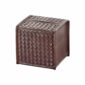 Riviere Elba Handwoven Leather Tissue Holder | Kneen & Co
