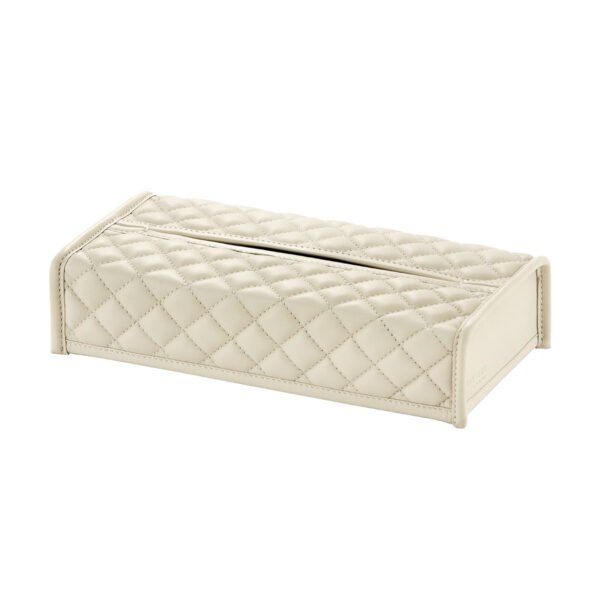 GB-Riviere-PC-PT-rec-Elba-DiamndsRectangular-TissueHolder-QuiltedPadded-IVORY-CUTOUT01-1200x1200-100KB Riviere Elba Diamonds Leather Tissue Holder | Kneen & Co