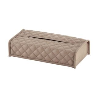 Riviere Elba Diamonds Leather Tissue Holder | Kneen & Co