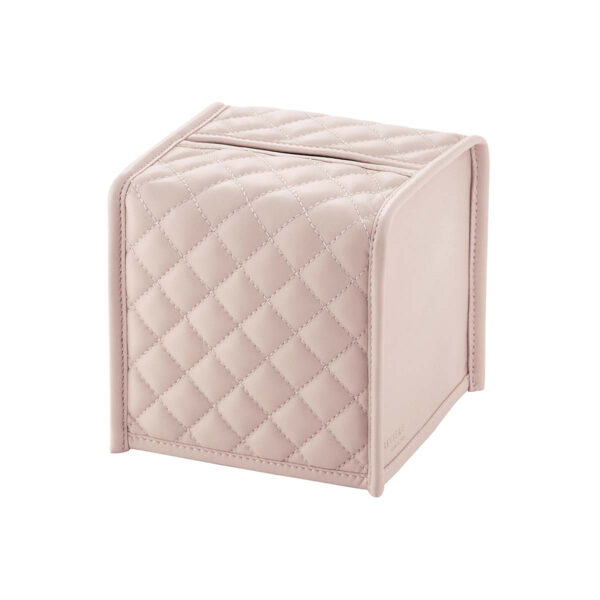GB-Riviere-PC-PT-sq-Elba-Diamonds-Sqr-Tissue-Holder-QuiltedPadded-BLUSH-PINK-CUTOUT01-1200x1200-100KB Riviere Elba Diamonds Leather Tissue Holder | Kneen & Co