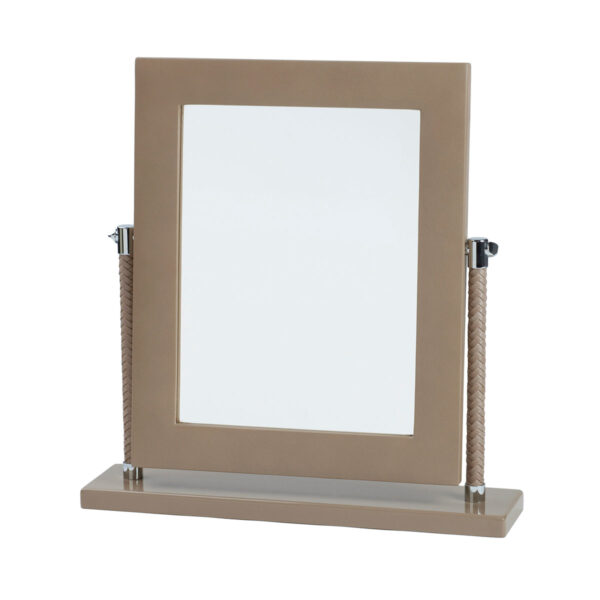 Riviere Vieste Leather Mirror | Kneen & Co