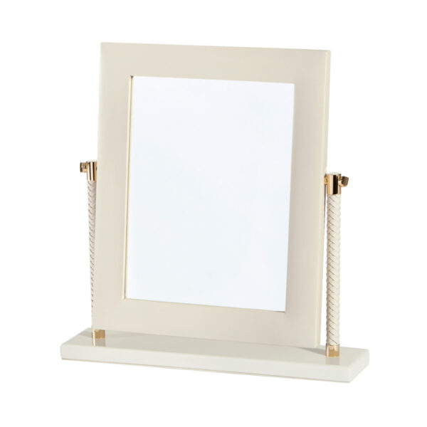 Riviere Vieste Leather Mirror | Kneen & Co