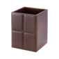 Riviere Ivo Classic Leather Waste Bin | Kneen & Co