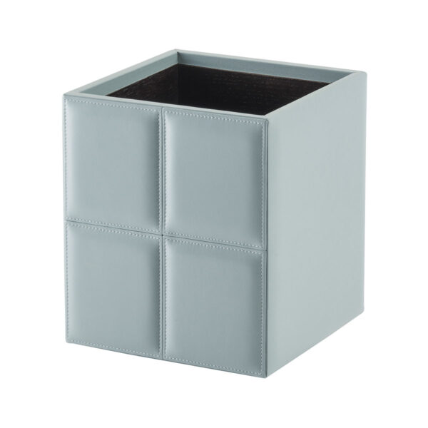 Riviere Ivo Classic Leather Waste Bin | Kneen & Co