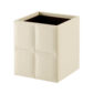 Riviere Ivo Classic Leather Waste Bin | Kneen & Co