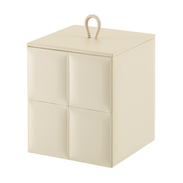 GB-Riviere-WB-IM-sm-LID-WB-sm-Ivo-ClassicBinWaste-BasketSQR-StitchedPadded-wLid-SM-IVORY-CUTOUT01-1200x1200-100KB Riviere Ivo Classic Leather Waste Bin | Kneen & Co