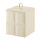 Riviere Ivo Classic Leather Waste Bin | Kneen & Co