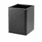 Riviere Ivo Handwoven Leather Waste Bin | Kneen & Co