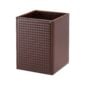 Riviere Ivo Handwoven Leather Waste Bin | Kneen & Co