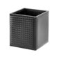 Riviere Ivo Handwoven Leather Waste Bin | Kneen & Co