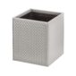 Riviere Ivo Handwoven Leather Waste Bin | Kneen & Co