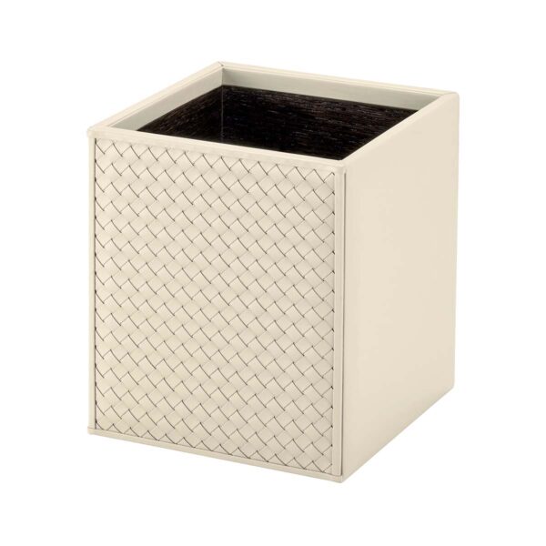 GB-Riviere-WB-INT-sm-Ivo-HandwovenBin-SM-IVORY-CUTOUT01-1200x1200-100KB Riviere Ivo Handwoven Leather Waste Bin | Kneen & Co