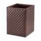 Riviere Ivo Diamonds Leather Waste Bin | Kneen & Co