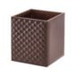 Riviere Ivo Diamonds Leather Waste Bin | Kneen & Co