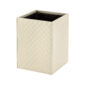 Riviere Ivo Diamonds Leather Waste Bin | Kneen & Co