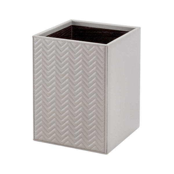 GB-Riviere-WB-TS-lg-Ivo-HarringboneBin-LG-GREY-CUTOUT01-1200x1200-100KB Riviere Ivo Herringbone Leather Waste Bin | Kneen & Co