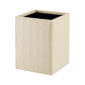 Riviere Ivo Herringbone Leather Waste Bin | Kneen & Co