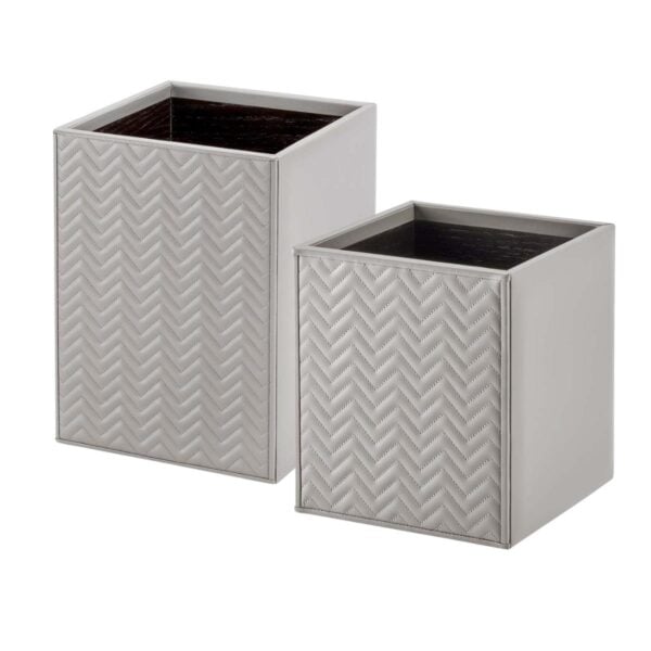 GB-Riviere-WB-TS-lg-WB-TS-sm-Ivo-HerringboneBin-LG-SM-GRAY-CUTOUT01-1200x1200_100kb Riviere Ivo Herringbone Leather Waste Bin | Kneen & Co