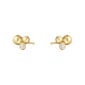 Georg Jensen Moonlight Grapes Earrings in 18 KT Yellow Gold with Diamonds 0.07 CT | Kneen & Co