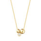 Georg Jensen Moonlight Grapes Pendant Necklace in 18 KT Yellow Gold With Diamonds 0.07 CT | Kneen & Co
