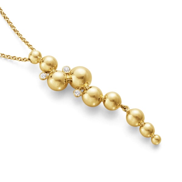 GJ-20000666-GRAPE-LONG-PNDNT-1551D-YG-DIAMND-0pt05-CT-02-ZOOM-1200x1200-100KB Georg Jensen Moonlight Grapes Pendant Necklace in 18 KT Yellow Gold With Diamonds 0.05 CT | Kneen & Co