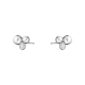 Georg Jensen Moonlight Grapes Earrings in Sterling Silver With Diamonds 0.07 CT | Kneen & Co