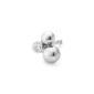 Georg Jensen Moonlight Grapes Earrings in Sterling Silver With Diamonds 0.07 CT | Kneen & Co