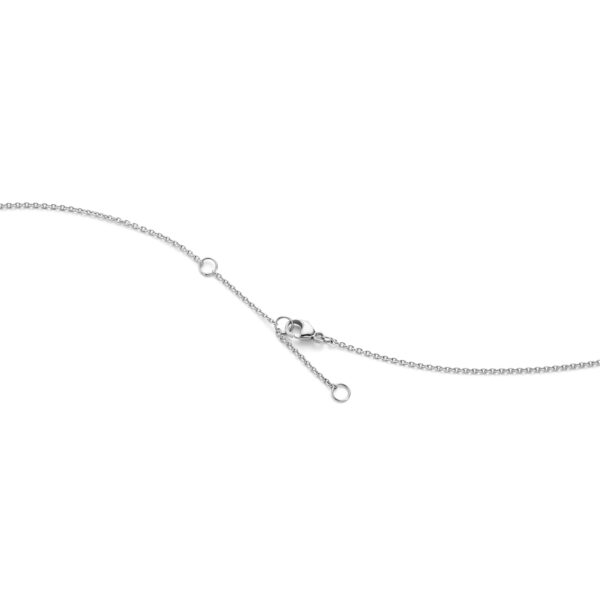 Georg Jensen Moonlight Grapes Pendant Necklace in Rhodium Plated Sterling Silver With Diamonds 0.07 CT | Kneen & Co
