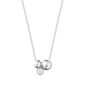 Georg Jensen Moonlight Grapes Pendant Necklace in Rhodium Plated Sterling Silver With Diamonds 0.07 CT | Kneen & Co