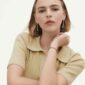 Georg Jensen Reflect Link Earrings Gold | Kneen & Co