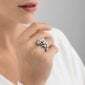 Georg Jensen Moonlight Grapes Small Ring 551A in Sterling Silver | Kneen & Co