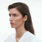 Georg Jensen Moonlight Grapes Ear Cuff in 18 KT Yellow Gold With Diamonds 0.14 CT | Kneen & Co