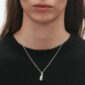Georg Jensen Reflect Small Pendant Necklace Silver | Kneen & Co