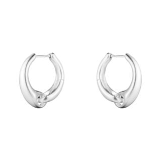 Georg Jensen Reflect Lage Earhoops Silver