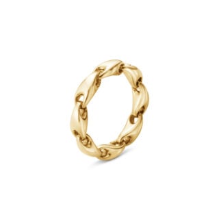 Georg Jensen Reflect Link Ring Gold | Kneen & Co