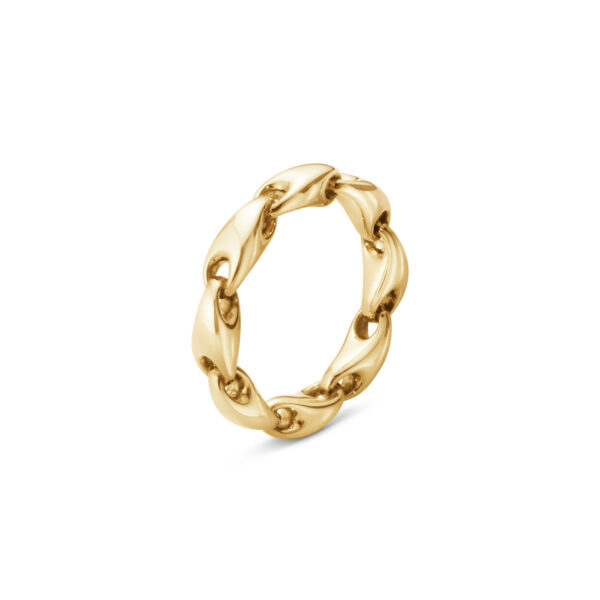 GJensen-20001196-REFLECT-LINK-RING-1647-YG-1200x1200-100KB Georg Jensen Reflect Link Ring Gold | Kneen & Co