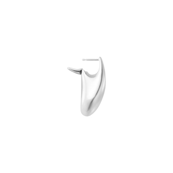 GJensen-20001659-REFLECT-BIG-EARRING-652J-SLVR-LEFT-02-1200x1200-100KB Georg Jensen Reflect Earrings Large - Left | Kneen & Co