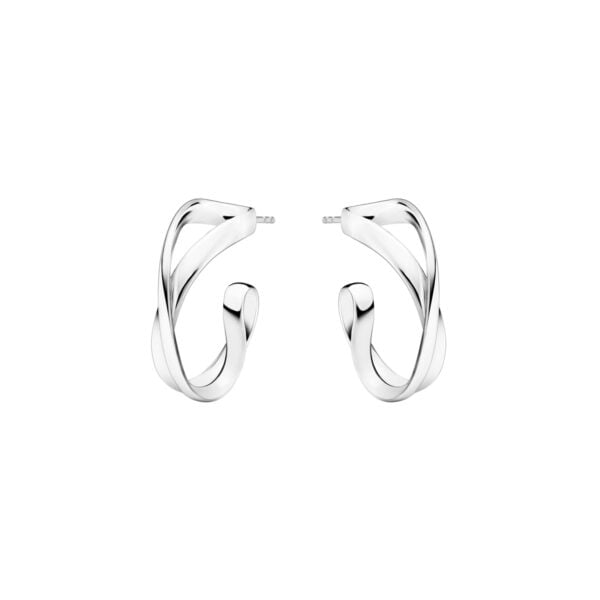 GJensen-3539283-Infinity-Earhoop-452A-S-1200x1200-100KB Georg Jensen Infinity Earhoops Silver | Kneen & Co