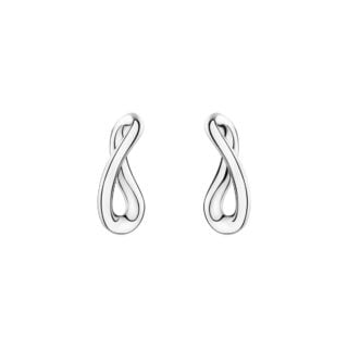 Georg Jensen Infinity Earrings Silver | Kneen & Co