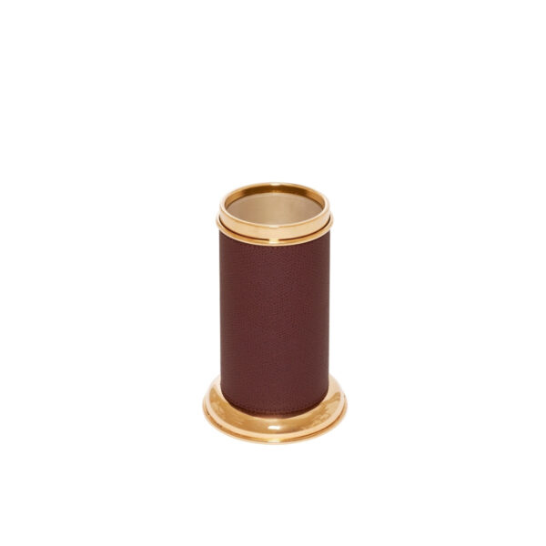 Giobagnara Dubai Leather Toothbrush Holder