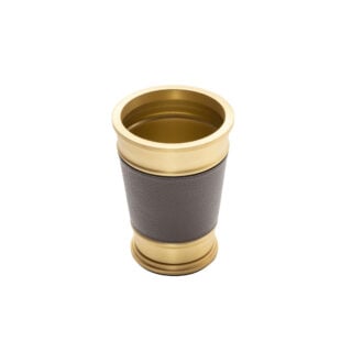 Giobagnara Manhattan Leather Toothbrush Holder