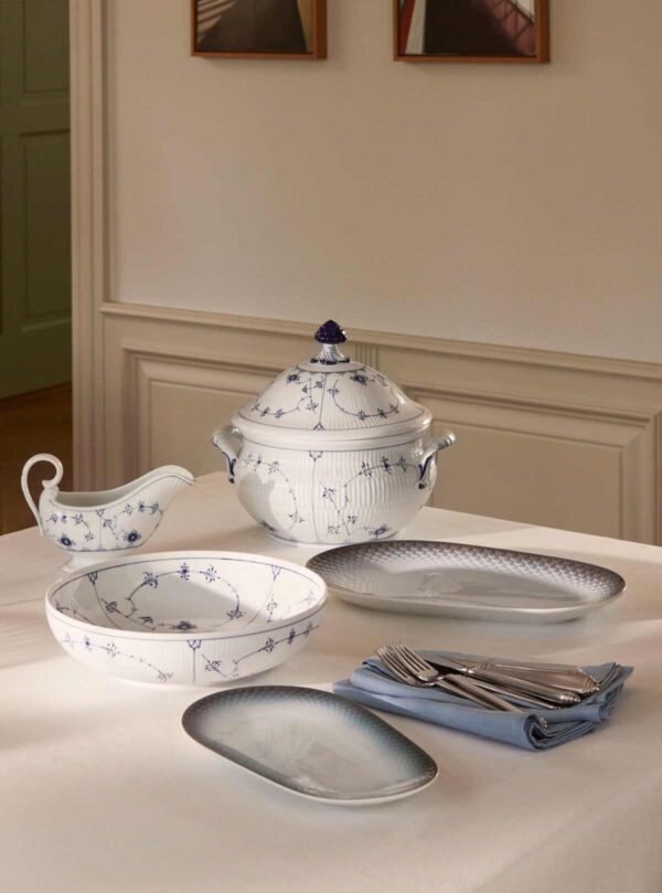Royal Copenhagen Blue Fluted Plan serveware | Kneen & Co