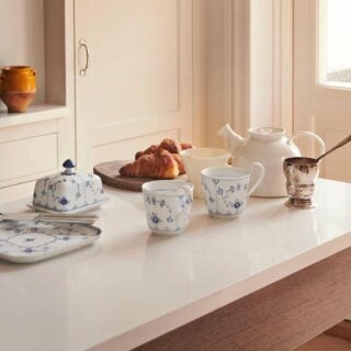 Royal Copenhagen Blue Fluted Plain Tea and Coffee Service | Kneen & Co