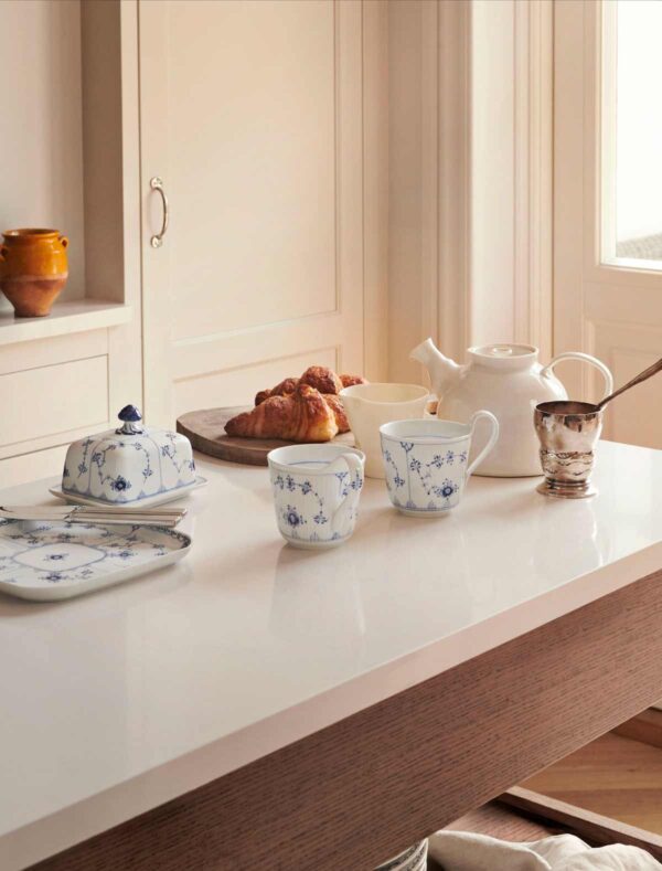 Royal Copenhagen Blue Fluted Plain Tea and Coffee Service | Kneen & Co