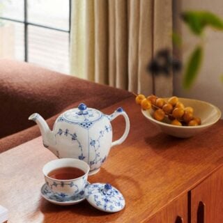Royal Copenhagen Blue Fluted Plain Tea Service | Kneen & Co
